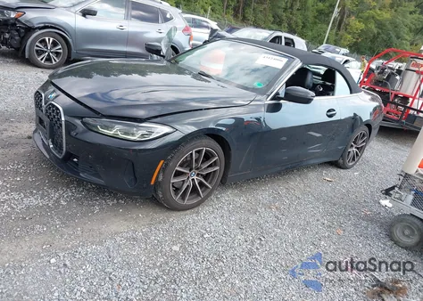 2022 BMW 430Xi из США, поврежденный, VIN WBA43AT01NCH83474